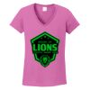 Ladies Heavy Cotton™ 100% Cotton V-Neck T-Shirt Thumbnail