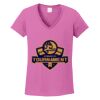 Ladies Heavy Cotton™ 100% Cotton V-Neck T-Shirt Thumbnail
