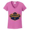Ladies Heavy Cotton™ 100% Cotton V-Neck T-Shirt Thumbnail