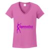 Ladies Heavy Cotton™ 100% Cotton V-Neck T-Shirt Thumbnail