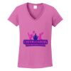Ladies Heavy Cotton™ 100% Cotton V-Neck T-Shirt Thumbnail