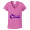 Ladies Heavy Cotton™ 100% Cotton V-Neck T-Shirt Thumbnail