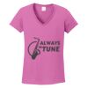 Ladies Heavy Cotton™ 100% Cotton V-Neck T-Shirt Thumbnail