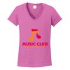 Ladies Heavy Cotton™ 100% Cotton V-Neck T-Shirt Thumbnail