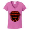 Ladies Heavy Cotton™ 100% Cotton V-Neck T-Shirt Thumbnail