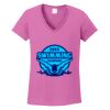 Ladies Heavy Cotton™ 100% Cotton V-Neck T-Shirt Thumbnail
