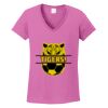 Ladies Heavy Cotton™ 100% Cotton V-Neck T-Shirt Thumbnail