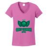 Ladies Heavy Cotton™ 100% Cotton V-Neck T-Shirt Thumbnail