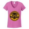 Ladies Heavy Cotton™ 100% Cotton V-Neck T-Shirt Thumbnail