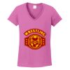 Ladies Heavy Cotton™ 100% Cotton V-Neck T-Shirt Thumbnail