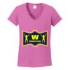 Ladies Heavy Cotton™ 100% Cotton V-Neck T-Shirt Thumbnail