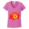 Ladies Heavy Cotton™ 100% Cotton V-Neck T-Shirt Thumbnail