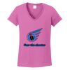 Ladies Heavy Cotton™ 100% Cotton V-Neck T-Shirt Thumbnail