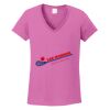 Ladies Heavy Cotton™ 100% Cotton V-Neck T-Shirt Thumbnail