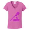 Ladies Heavy Cotton™ 100% Cotton V-Neck T-Shirt Thumbnail