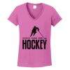 Ladies Heavy Cotton™ 100% Cotton V-Neck T-Shirt Thumbnail