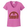 Ladies Heavy Cotton™ 100% Cotton V-Neck T-Shirt Thumbnail