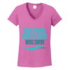 Ladies Heavy Cotton™ 100% Cotton V-Neck T-Shirt Thumbnail