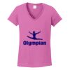 Ladies Heavy Cotton™ 100% Cotton V-Neck T-Shirt Thumbnail